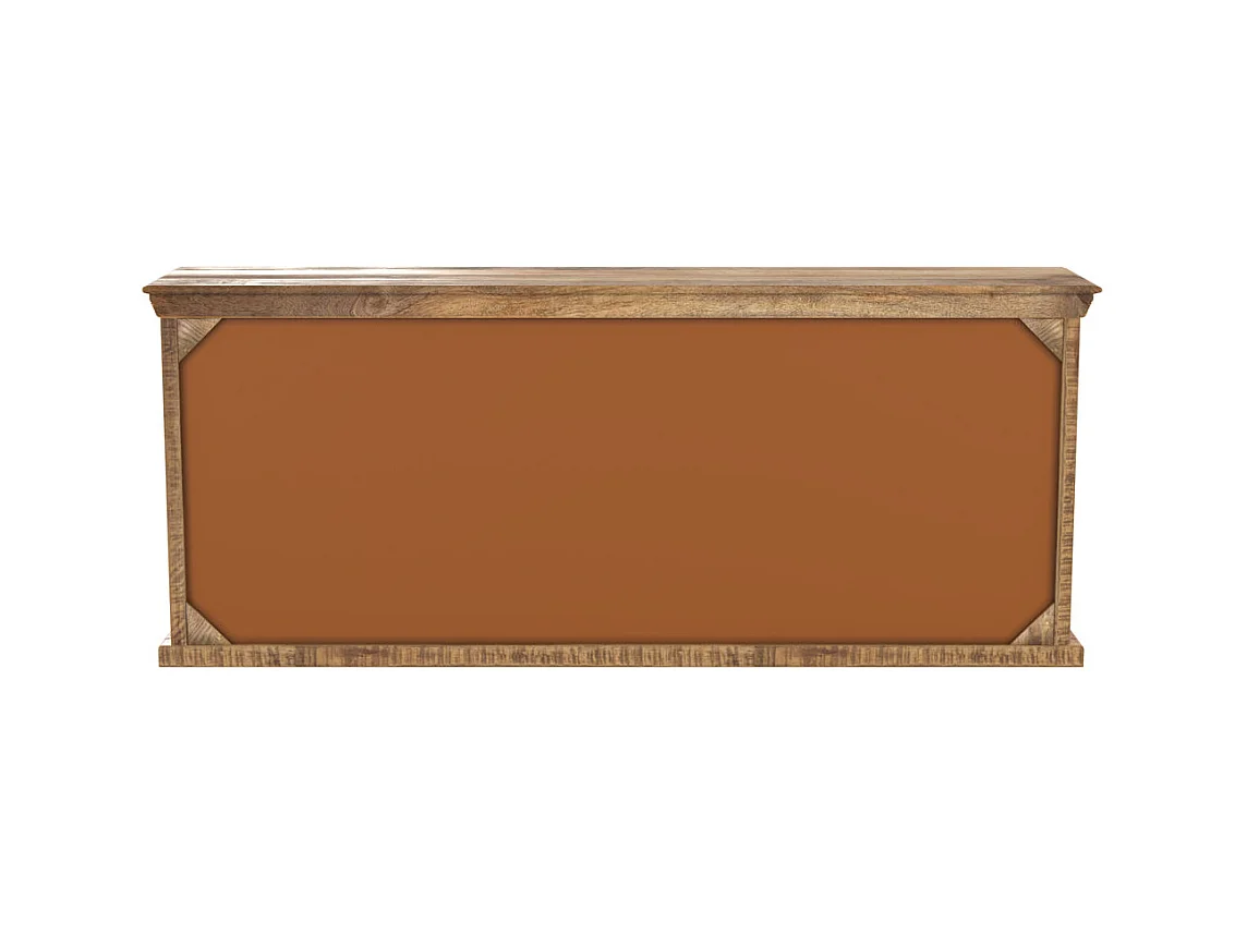 Aparador grande de madera y metal 3 puertas 3 cajones - Tabuk