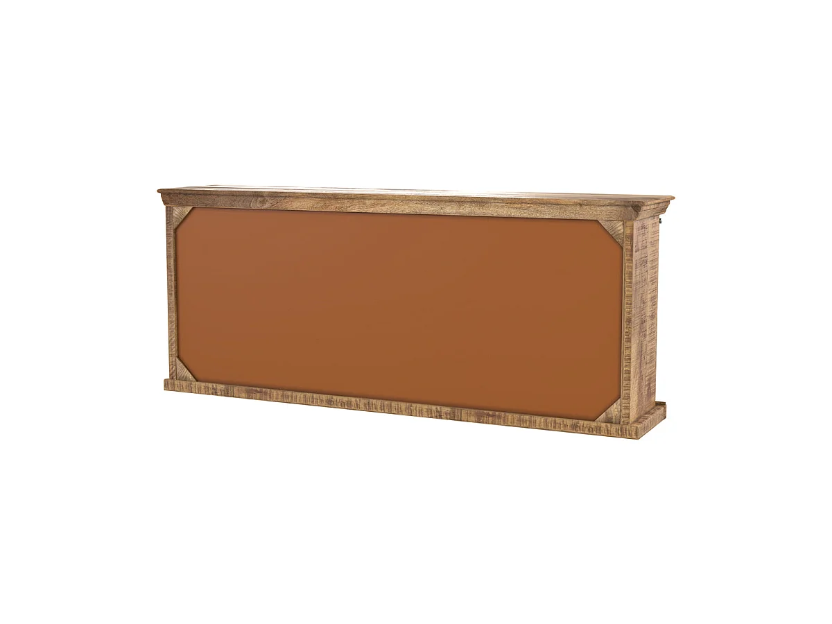 Aparador grande de madera y metal 3 puertas 3 cajones - Tabuk