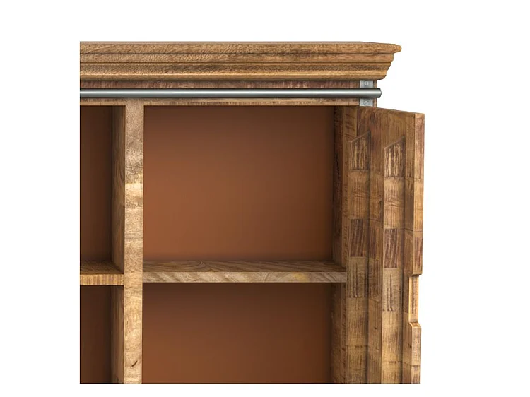 Aparador grande de madera y metal 3 puertas 3 cajones - Tabuk