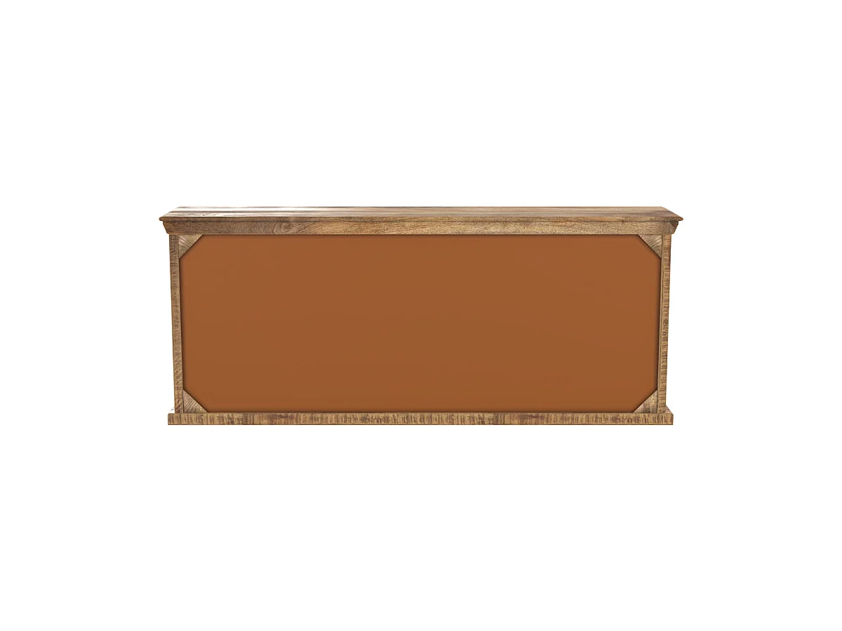 Aparador grande de madera y metal 3 puertas 3 cajones - Tabuk