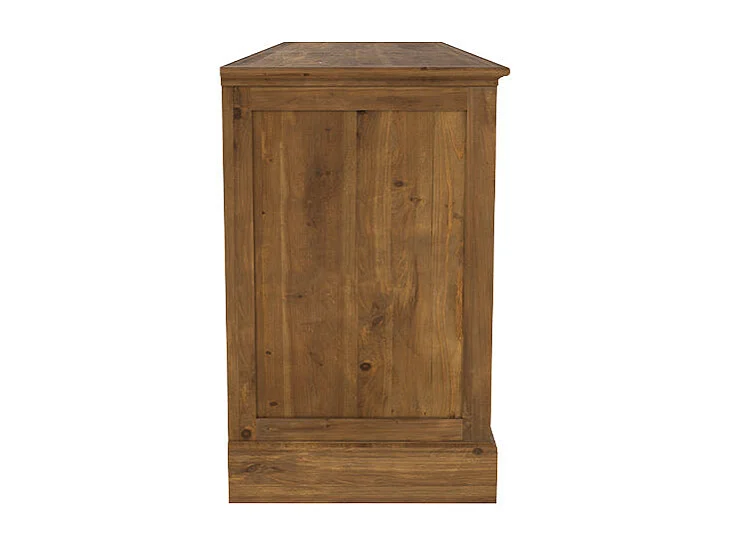 Buffet 9 tiroirs en bois de cèdre recyclé - Tobias