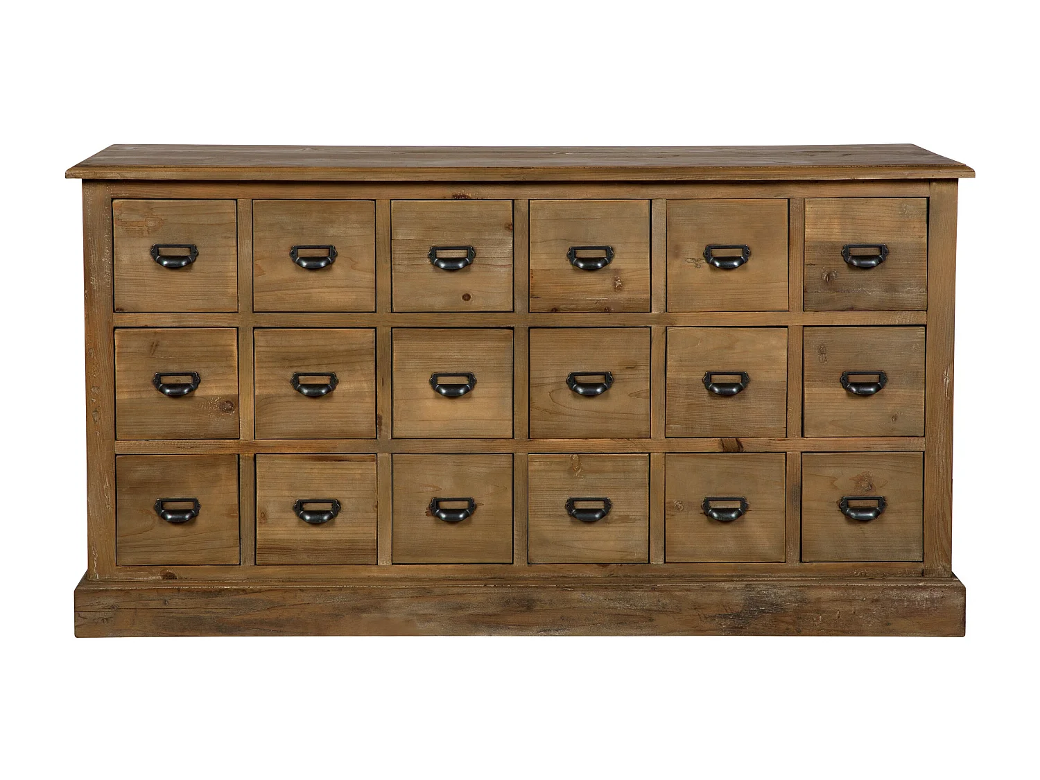 Credenza 18 cassetti in legno di recupero - Miramas