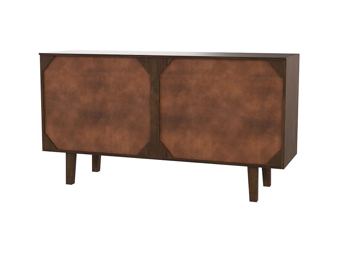 Buffet en bois de manguier 2 portes 1 niche - Taiko