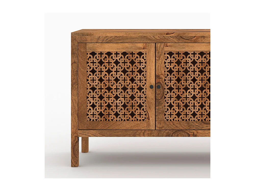 Buffet ajouré en bois de manguier - Jaya