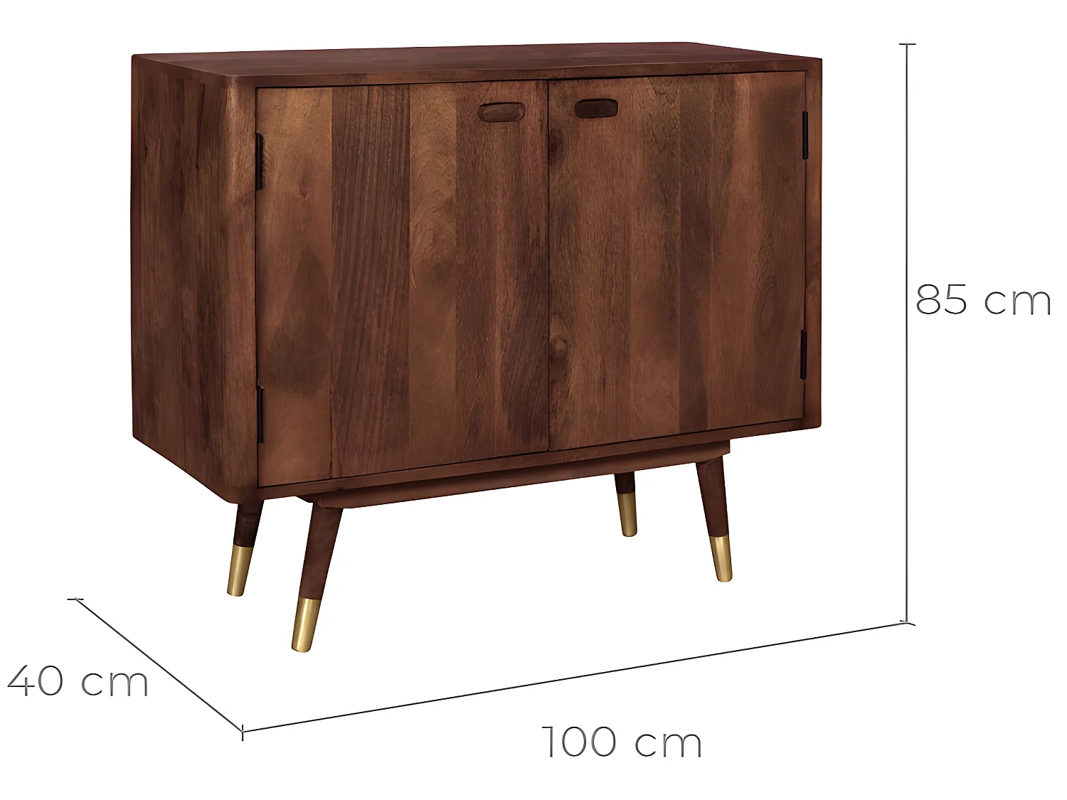 Buffet Colombo en bois massif