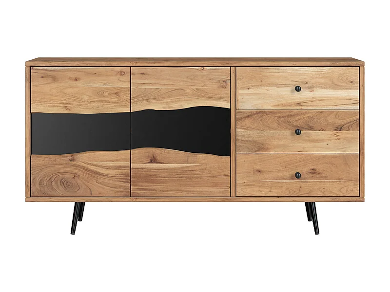 Buffet en bois d'acacia massif et métal - Alabama