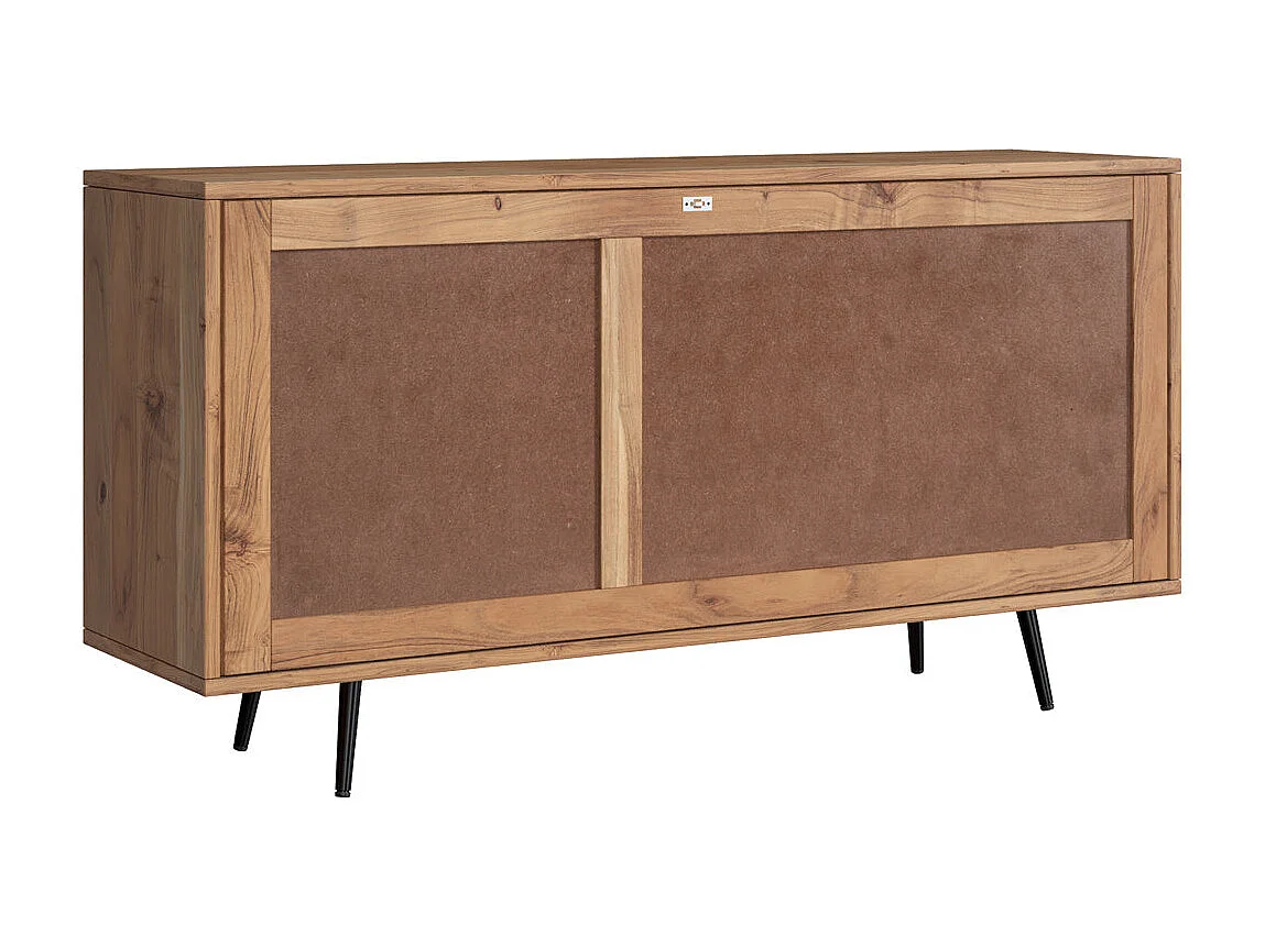 Credenza in legno massiccio di acacia e metallo - Alabama