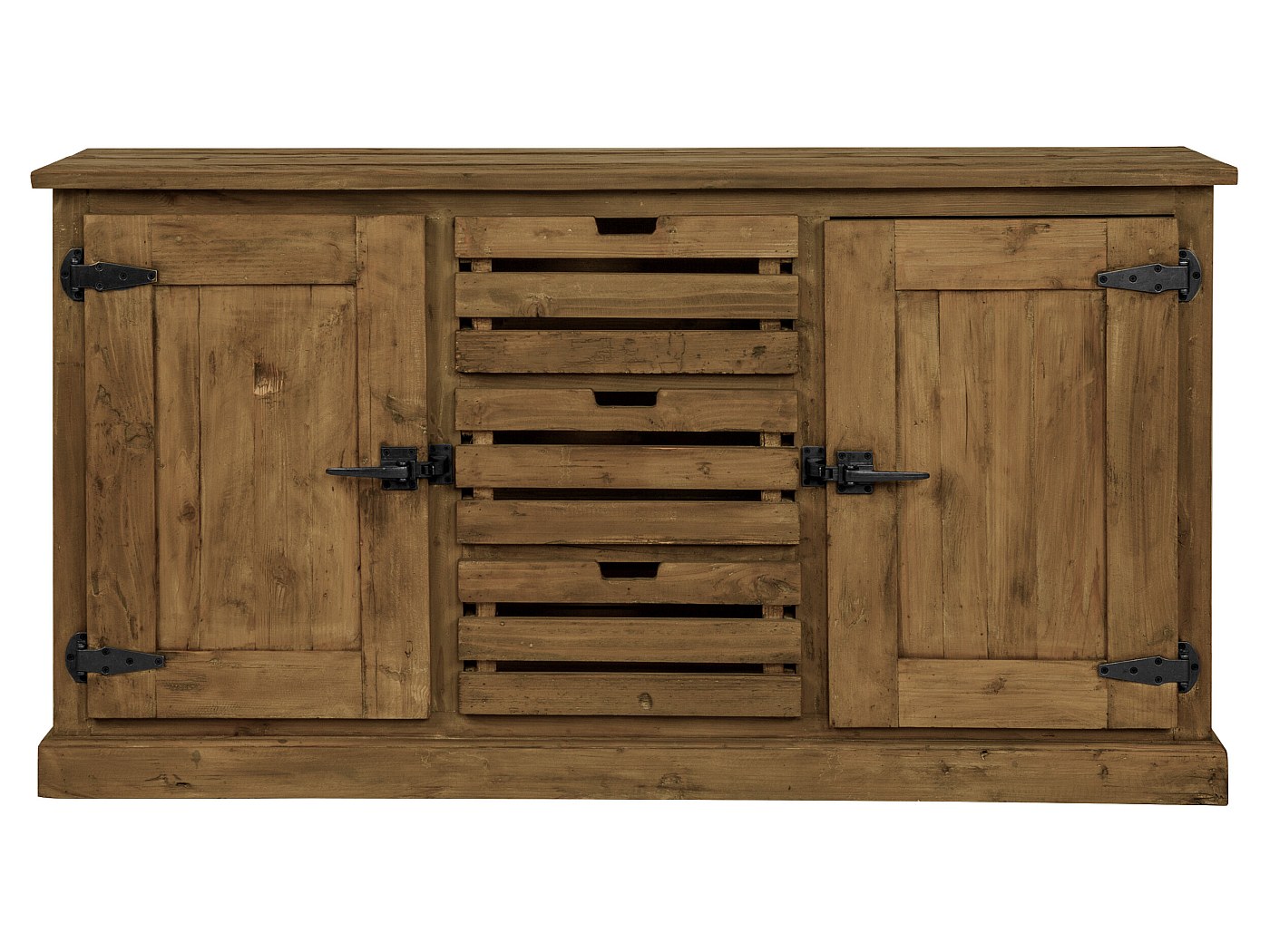 Buffet Ottawa en bois 2 portes 3 tiroirs