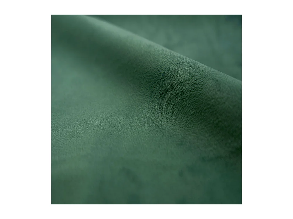 Set de 2 sillas de terciopelo verde con patas de metal - Rosy