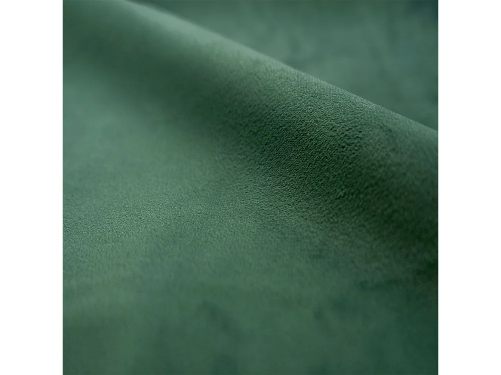 Set de 2 sillas de terciopelo verde con patas de metal - Rosy