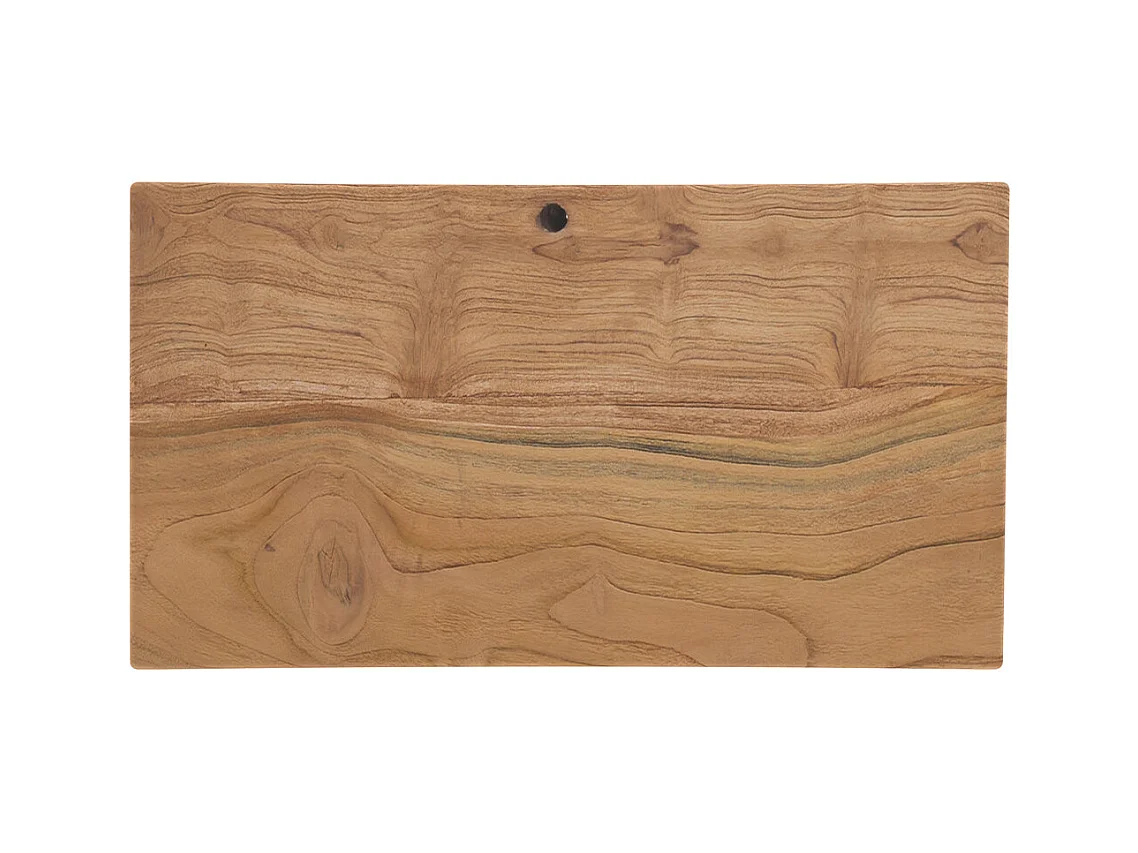 Tabouret en bois de teck recyclé - Eka