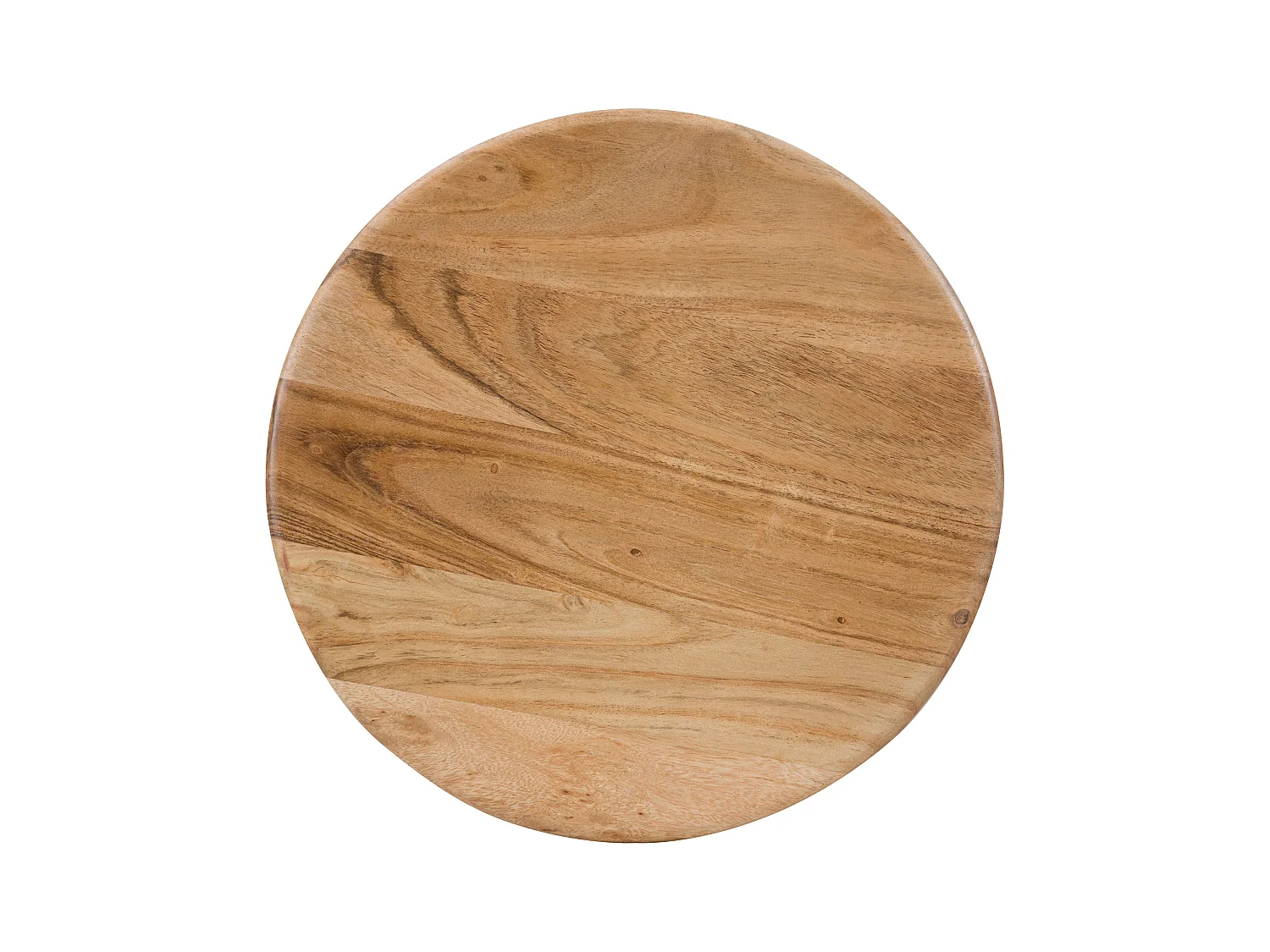 Taburete redondo de madera de acacia - Modasa