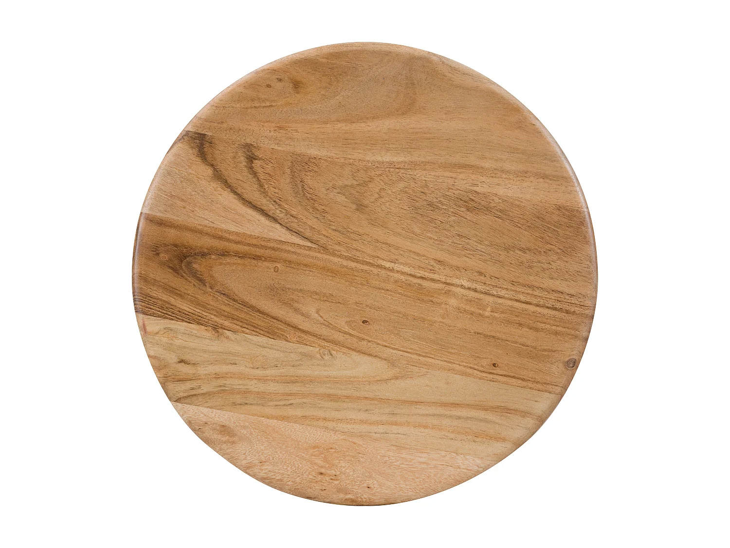 Sgabello rotondo in legno di acacia - Modasa