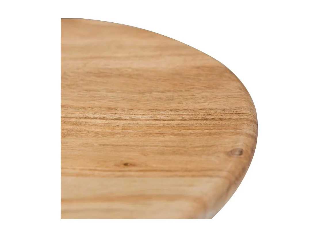 Sgabello rotondo in legno di acacia - Modasa