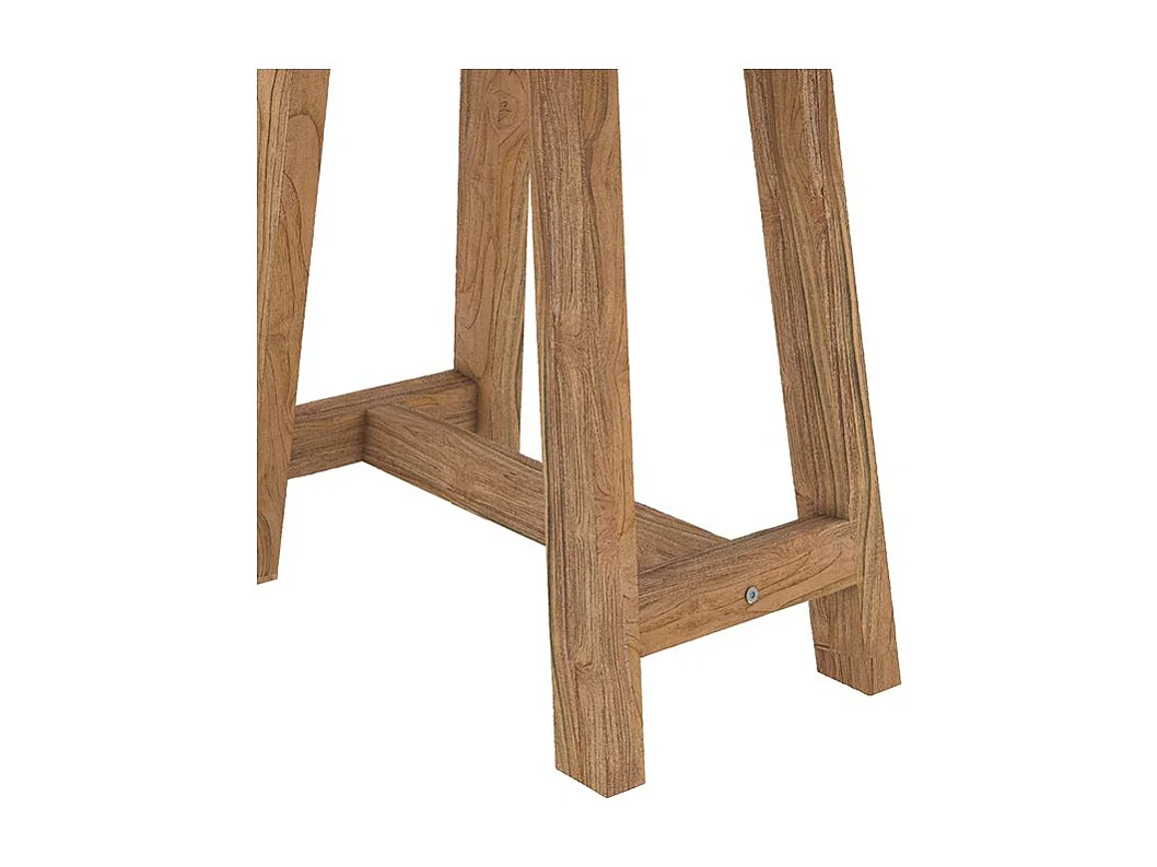 Tabouret en bois de teck recyclé - Dao