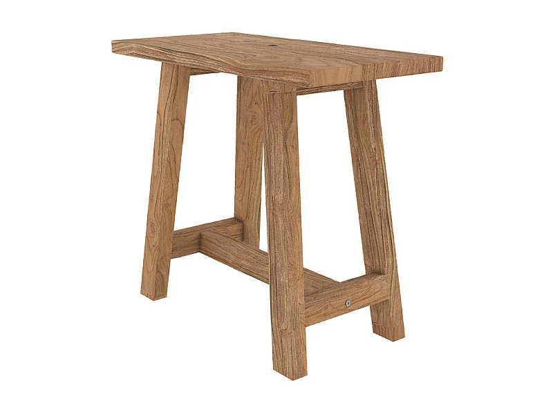 Tabouret en bois de teck recyclé - Dao