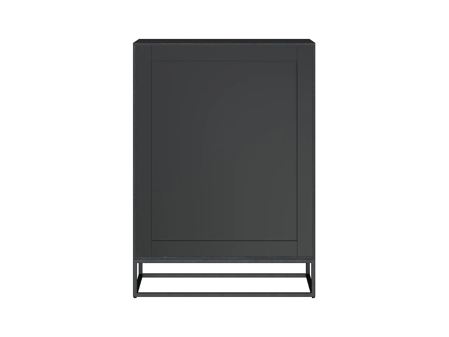 Cassettiera a 4 cassetti in legno d'acacia con gambe in metallo - Jakson