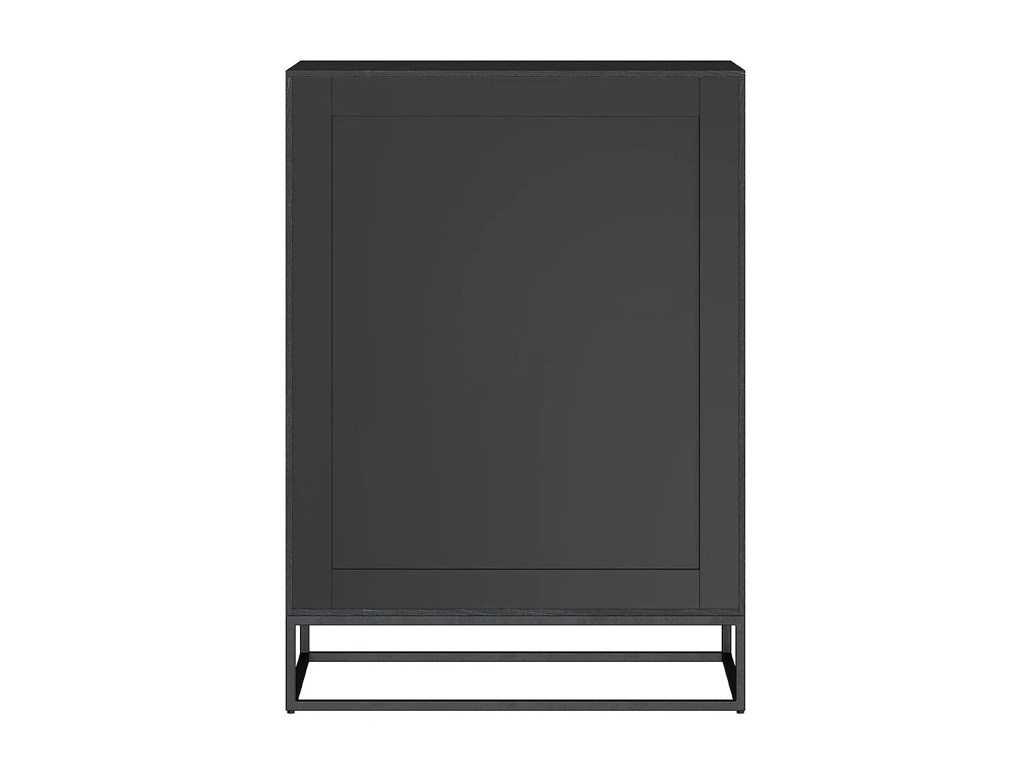 Cassettiera a 4 cassetti in legno d'acacia con gambe in metallo - Jakson