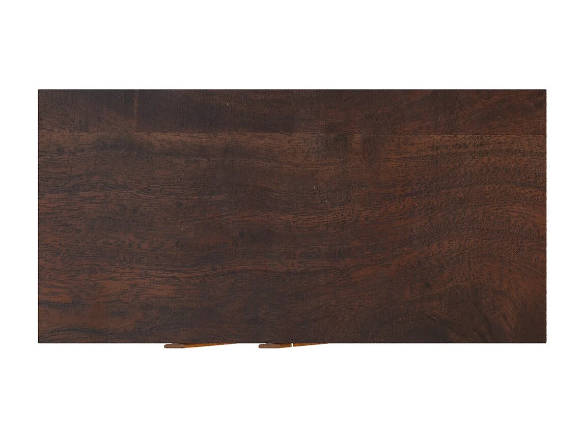 Cassettiera a 2 ante in legno di acacia e legno riciclato - Krabi