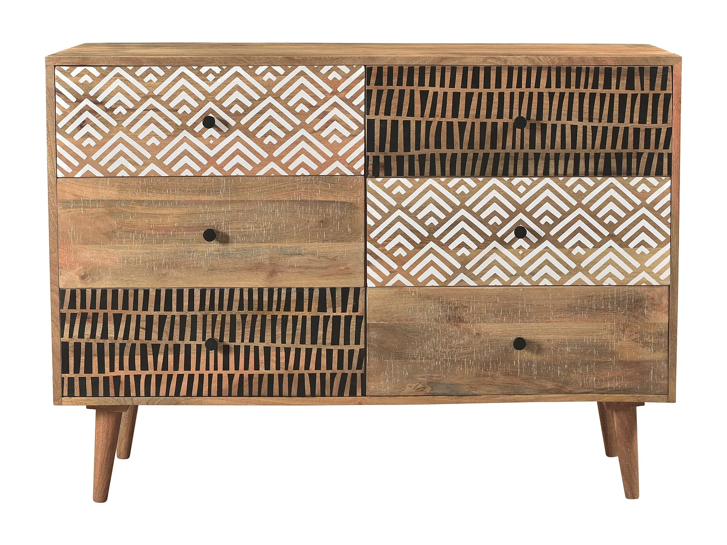 Cassettiera in legno con 6 cassetti - Tali