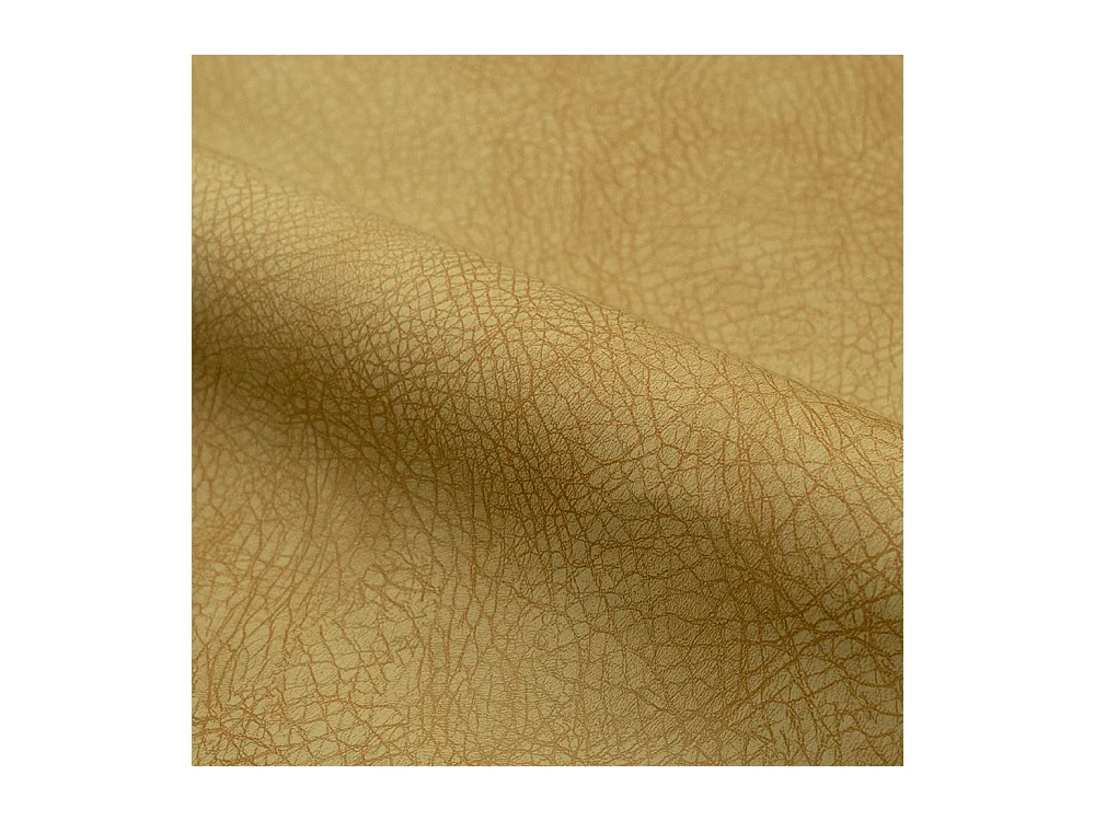 Set di 2 sedie in pelle sintetica, giallo - Texas