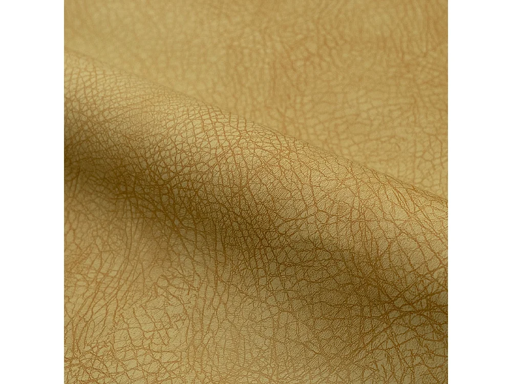 Lot de 2 chaises en cuir synthétique jaune - Texas