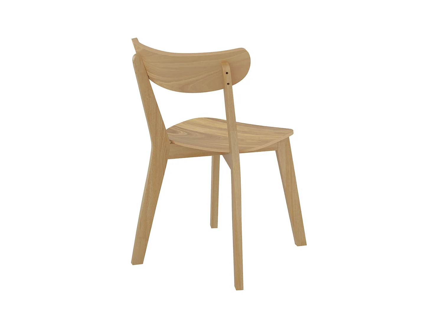 Set di 2 sedie in legno chiaro - Tabata