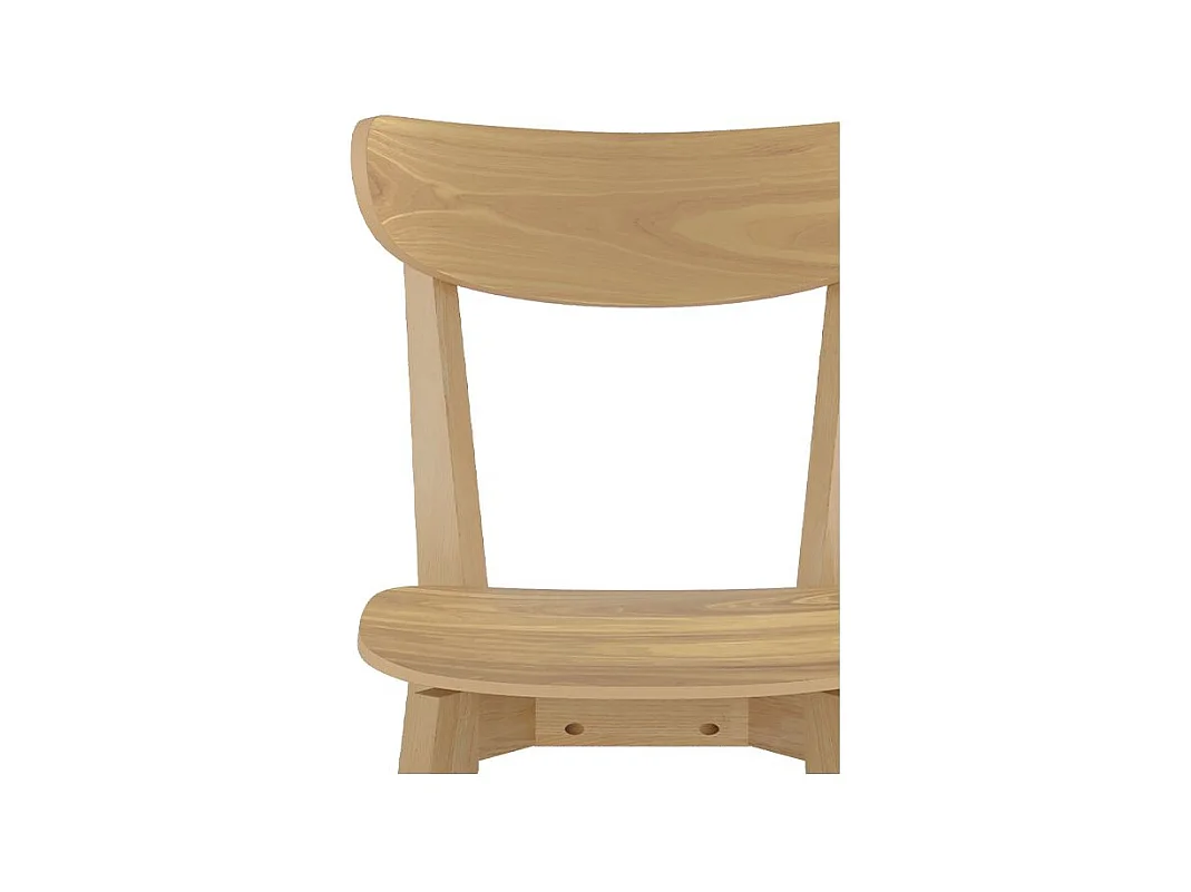 Set di 2 sedie in legno chiaro - Tabata