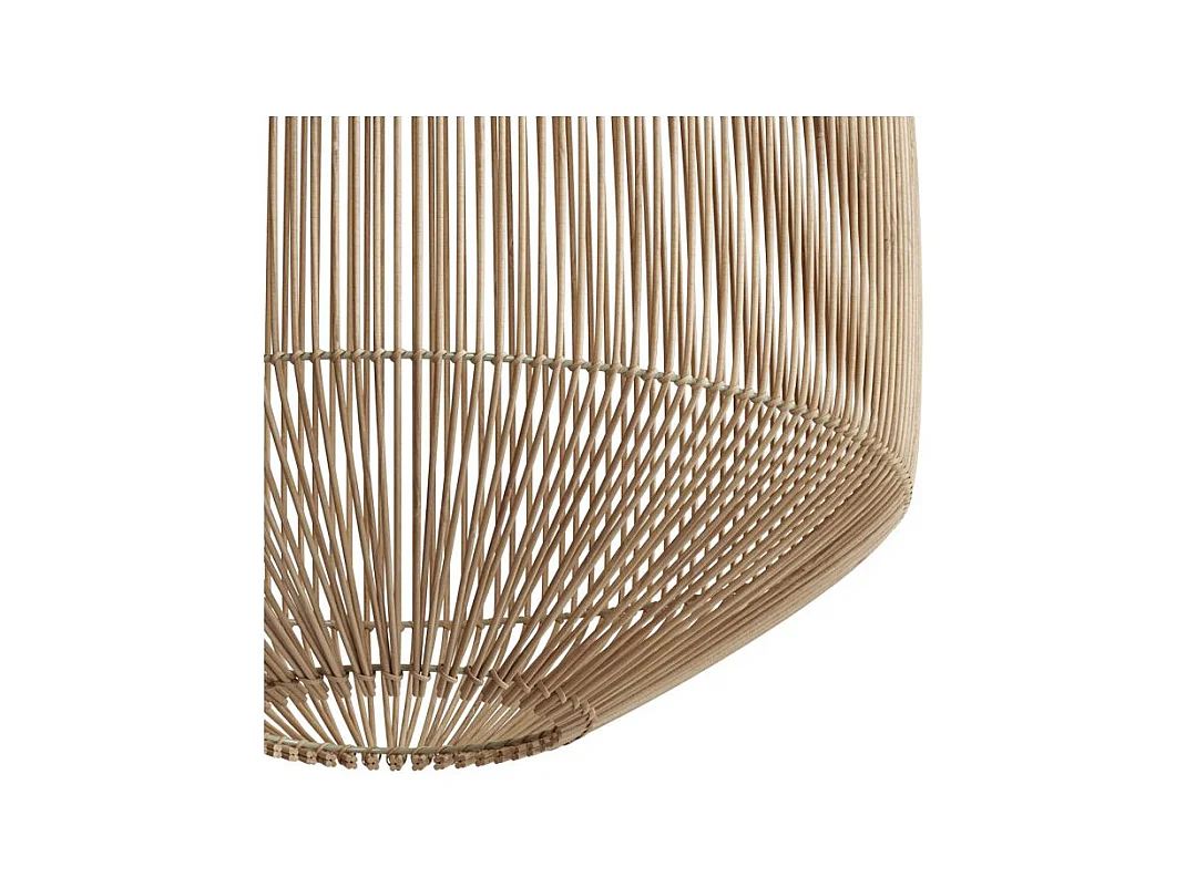 Paralume naturale per sospensione in rattan D40 cm - Hajar
