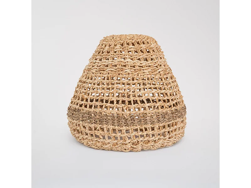 Paralume in foglie di palma e posidonia - Biga