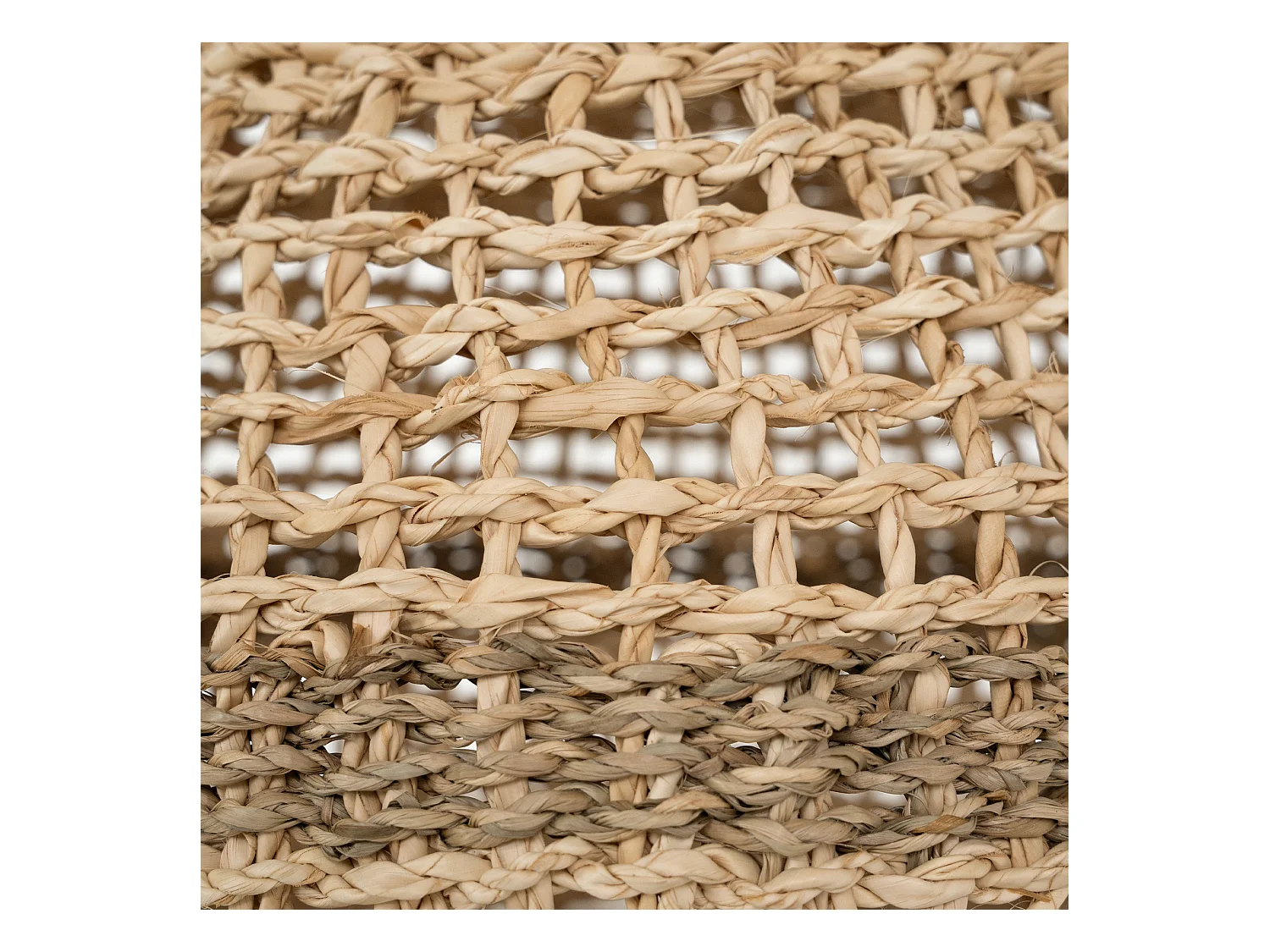 Abat-jour en feuille de palmier et posidonie ∅ 28cm - Biga