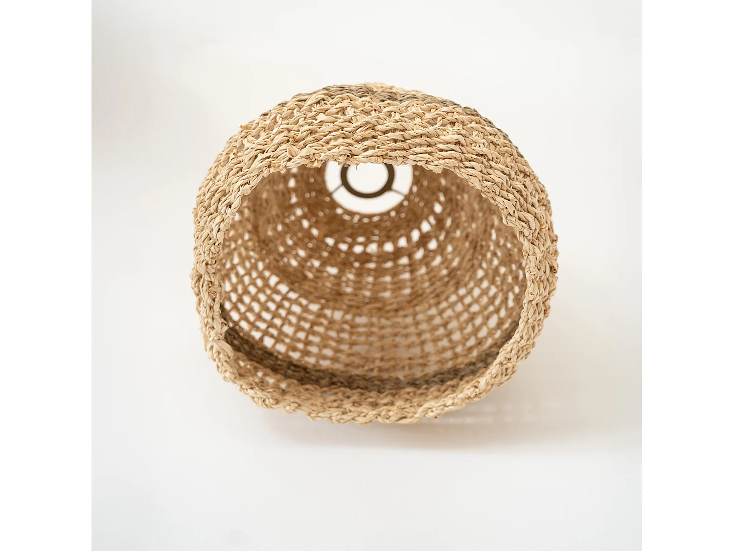 Paralume in foglie di palma e posidonia - Biga