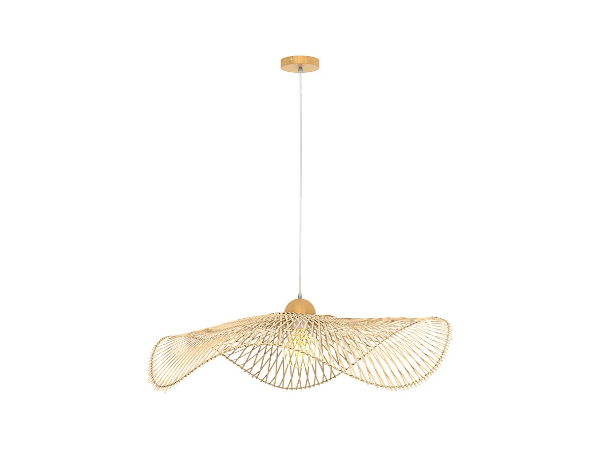 Lampada a sospensione D75 cm in bambù - Jipi