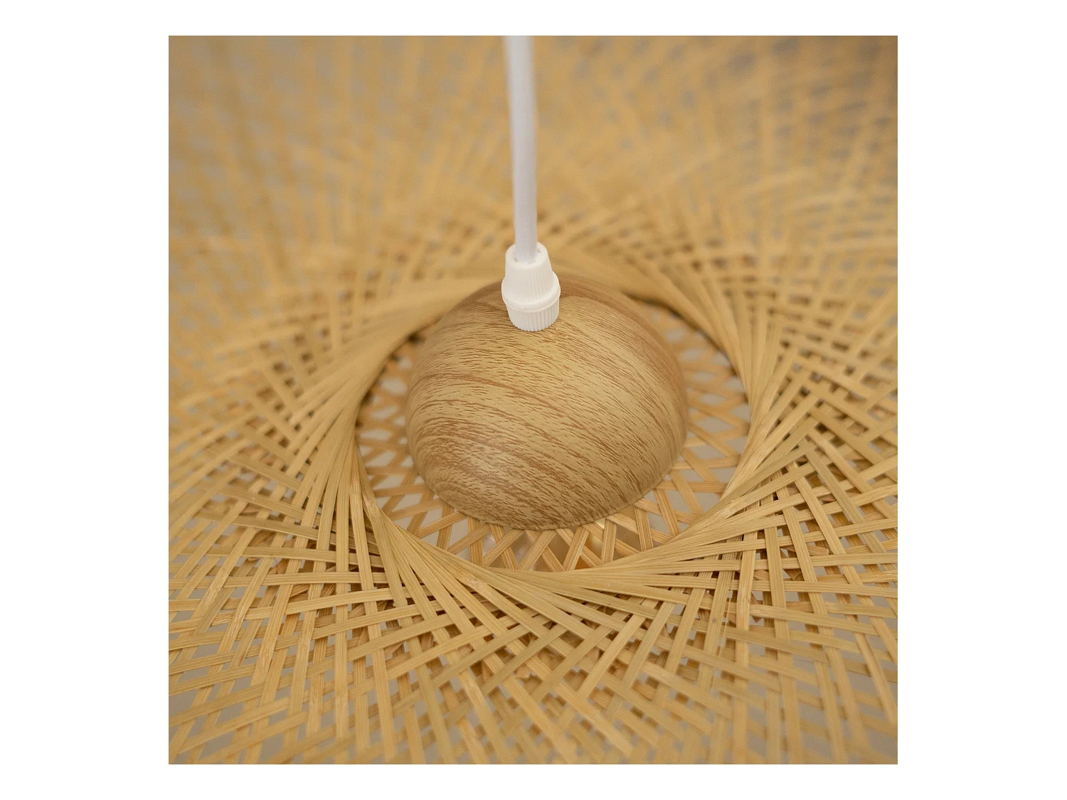 Lampada a sospensione D75 cm in bambù - Jipi