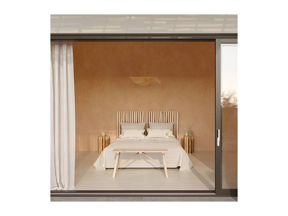 Lampada a sospensione D75 cm in bambù - Jipi