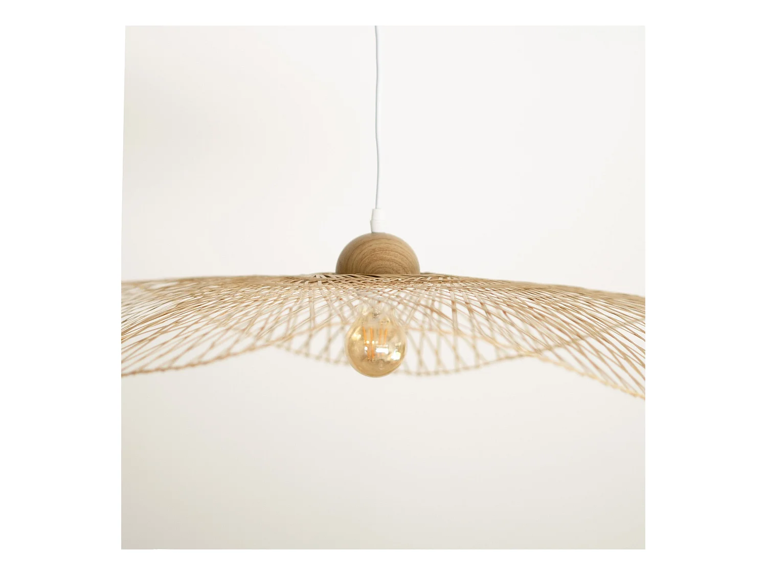 Lampada a sospensione D75 cm in bambù - Jipi