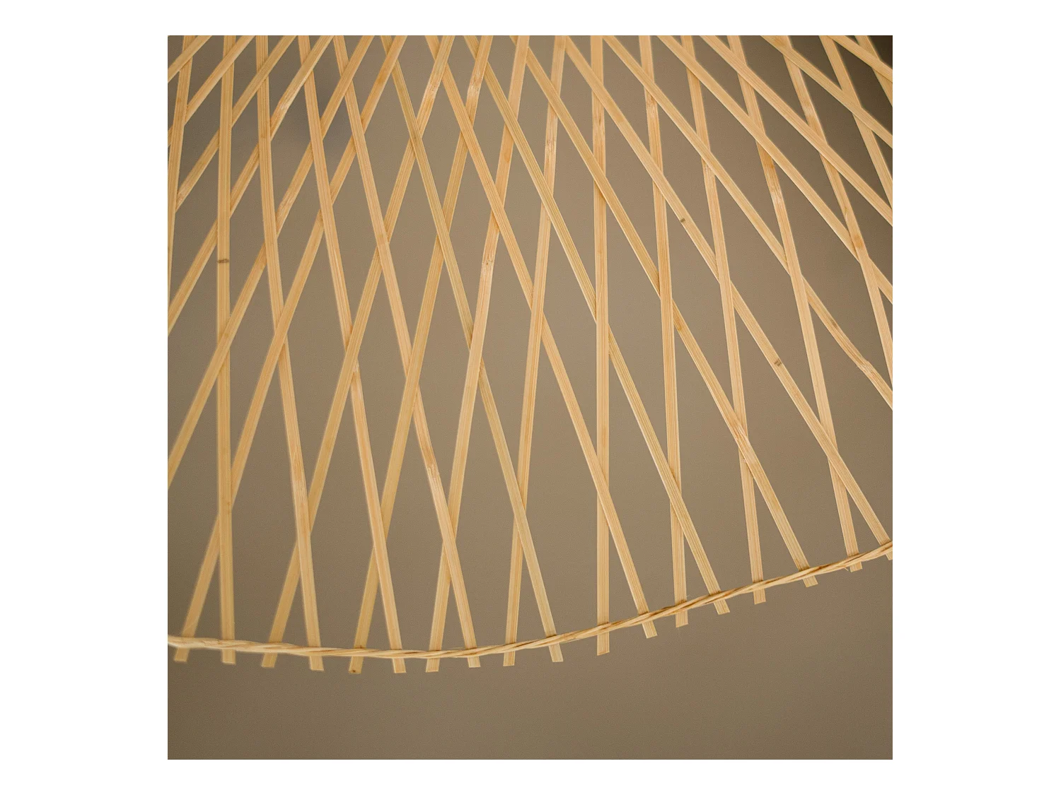 Lampada a sospensione D75 cm in bambù - Jipi