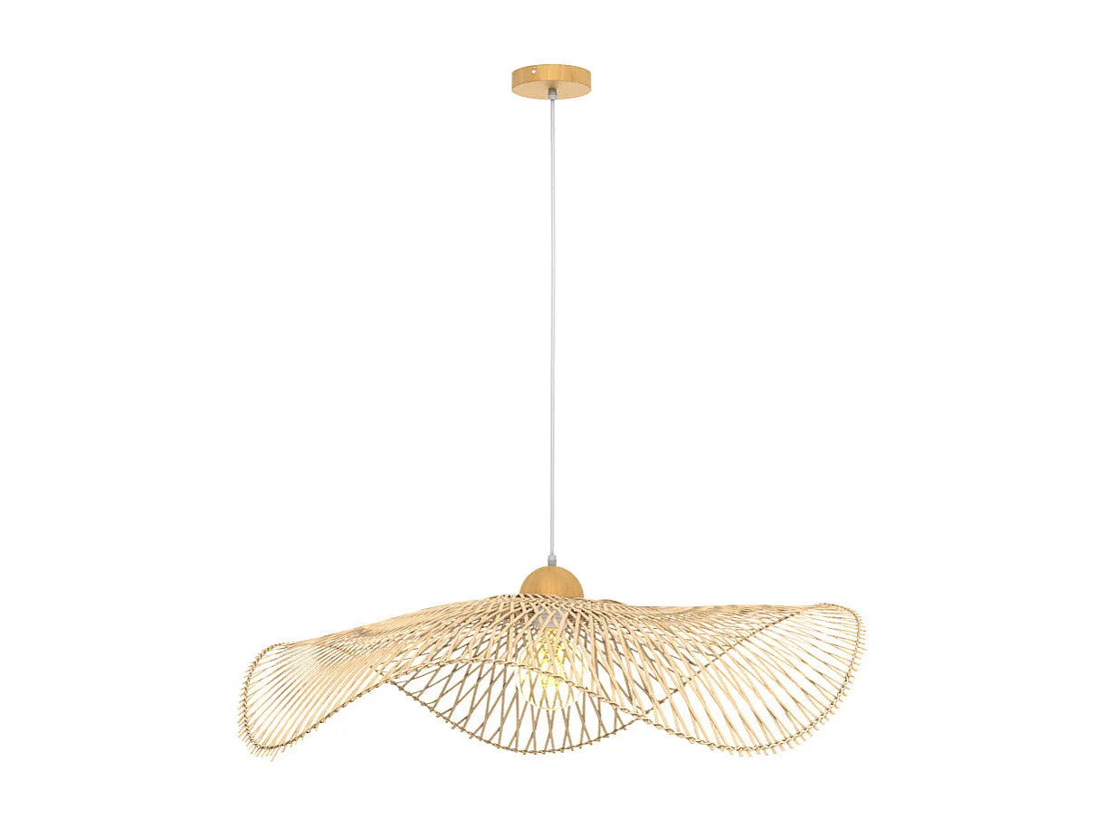 Lámpara colgante D75 cm en bambú - Jipi