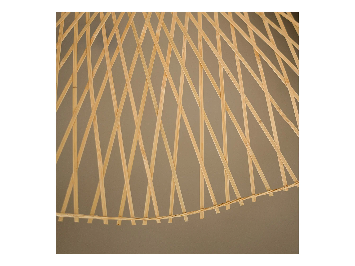 Lámpara colgante D75 cm en bambú - Jipi