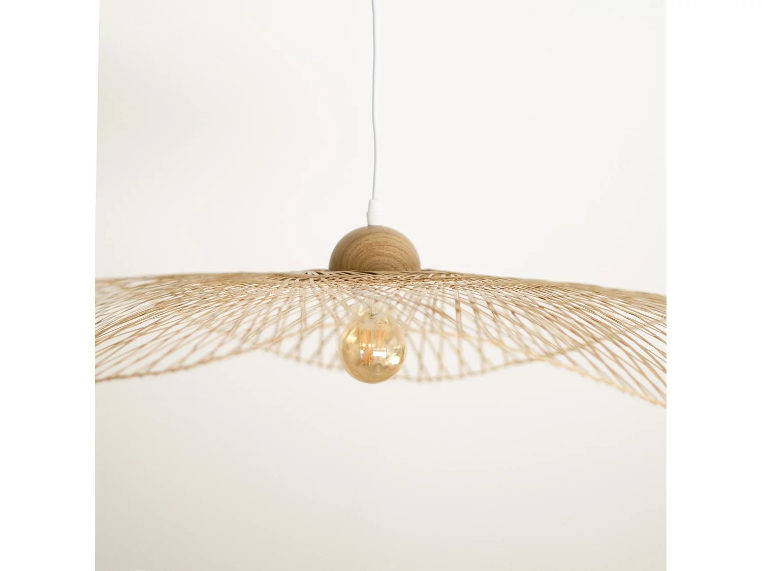 Lámpara colgante D75 cm en bambú - Jipi