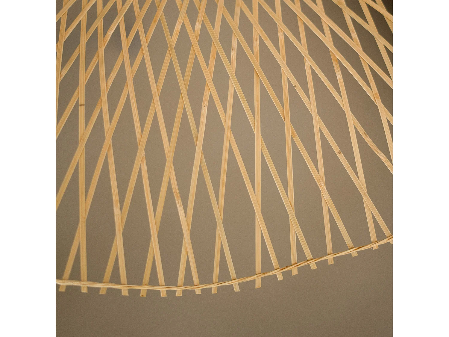 Lámpara colgante D75 cm en bambú - Jipi