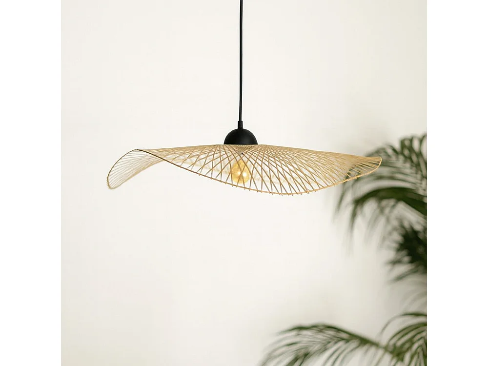 Lampada a sospensione  in bambù D75 cm - Jipi
