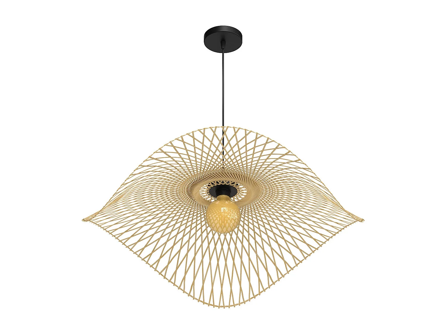 Lampada a sospensione  in bambù D75 cm - Jipi