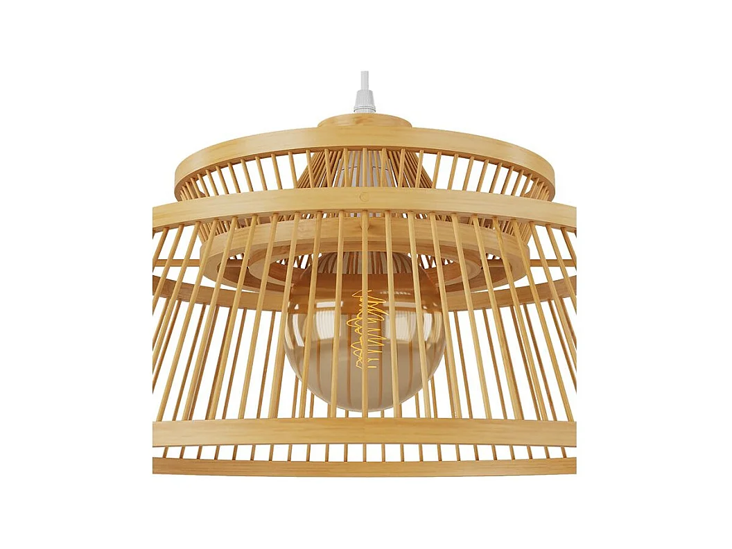 Lámpara colgante de bambú natural 36 cm - Tahaa