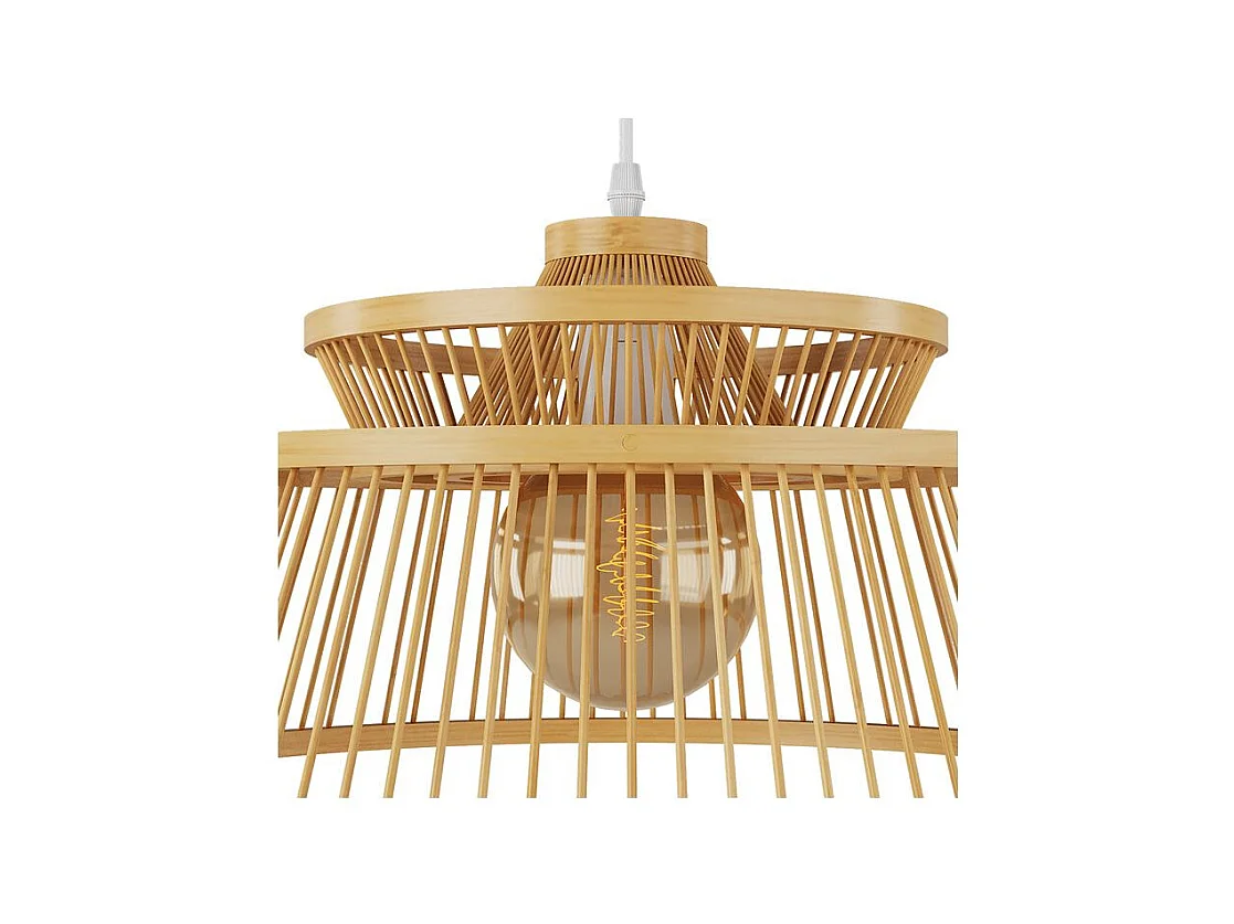Lámpara colgante de bambú natural 36 cm - Tahaa