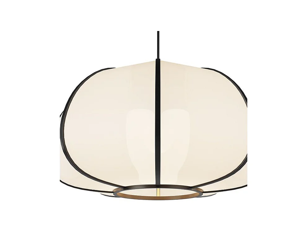 Suspension en bambou noir D38 cm - Hana