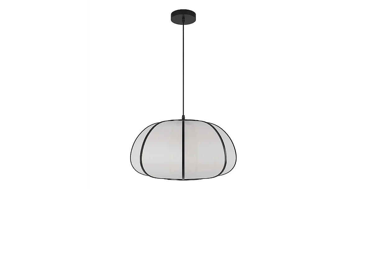 Suspension en bambou noir D38 cm - Hana