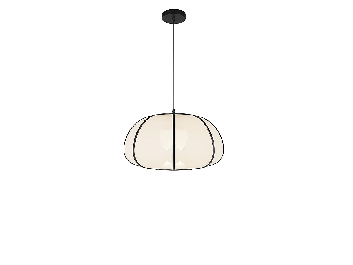 Suspension en bambou noir D38 cm - Hana