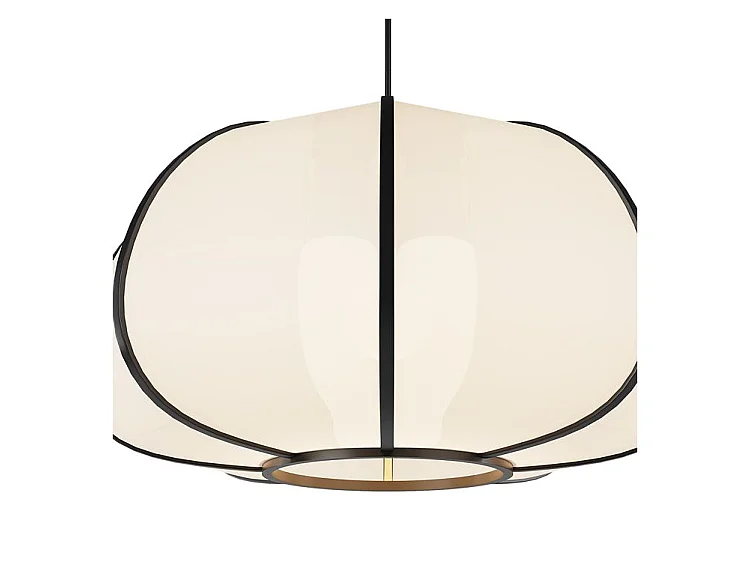 Suspension en bambou noir D38 cm - Hana