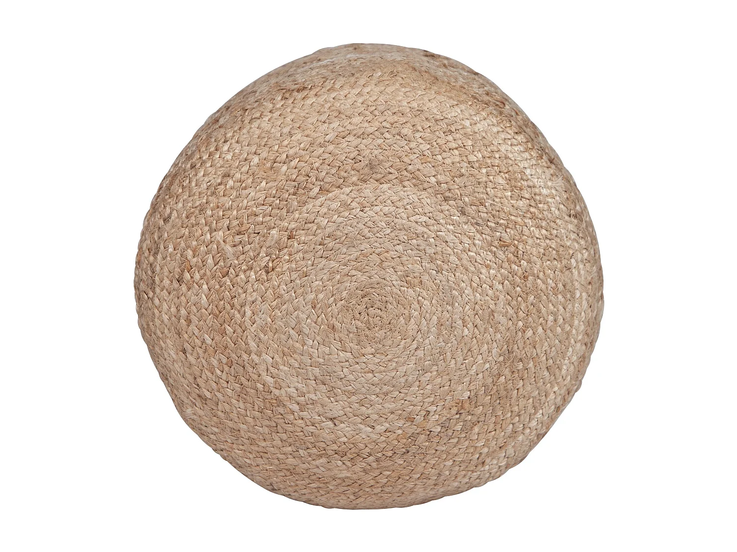 Pouf rond en jute D45 cm - Roanne
